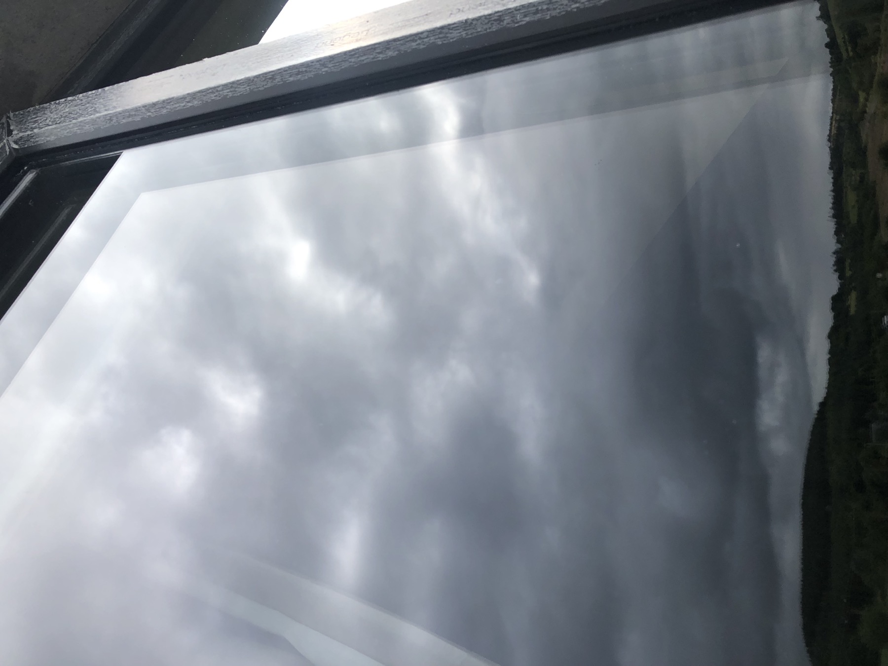 Window cleaning after